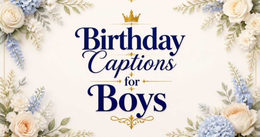 18th Birthday Captions for Boys