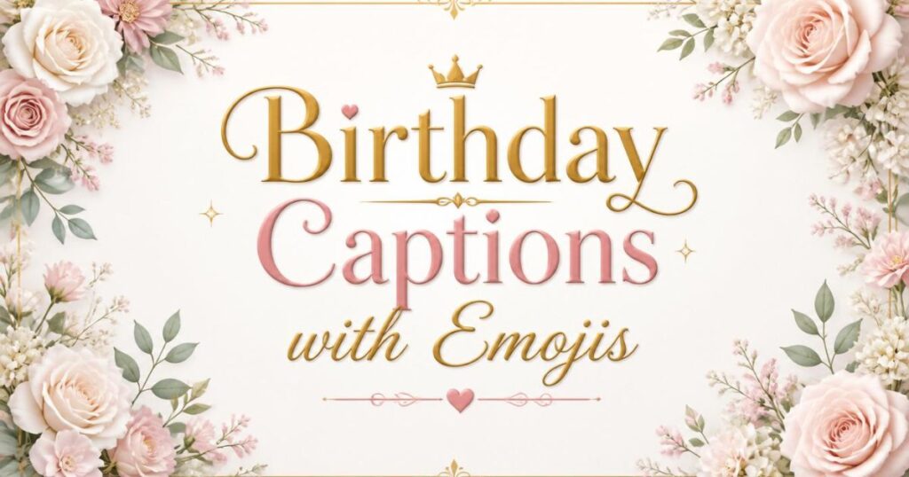 18th Birthday Captions with Emojis