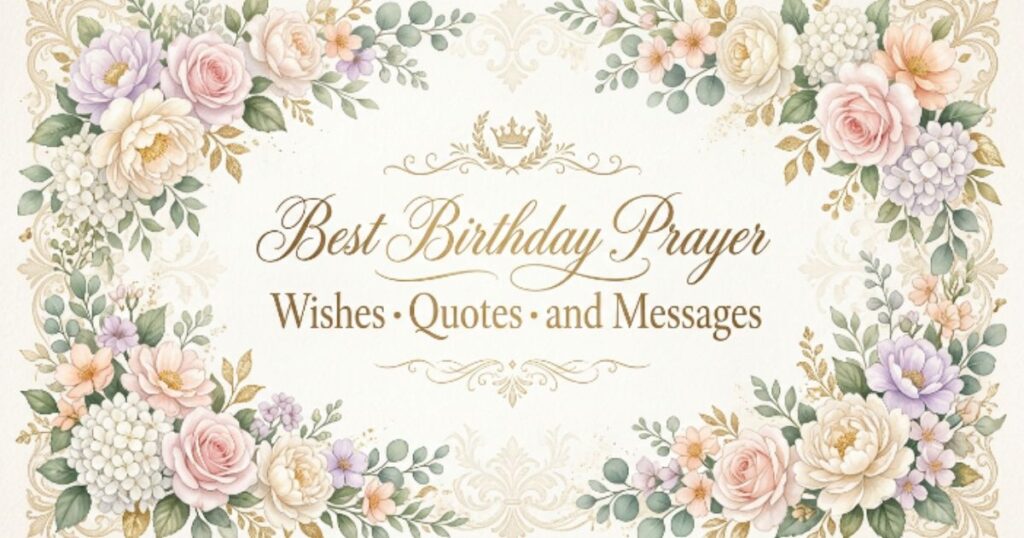 Best Birthday Prayer Wishes Quotes and Messages