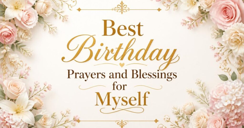 Best Birthday Prayers and Blessings for Myself