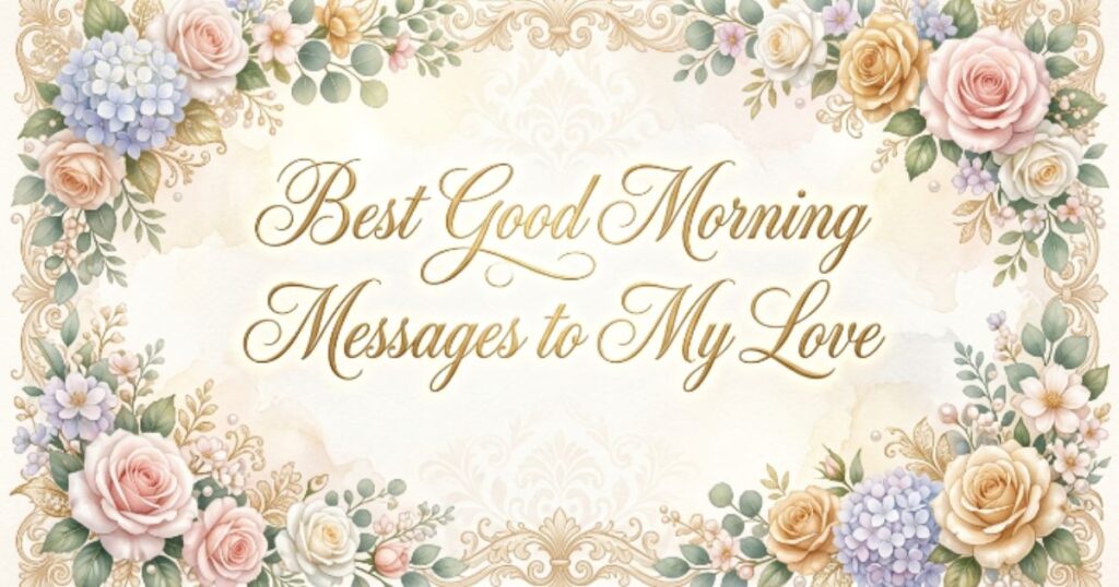 Best Good Morning Messages to My Love