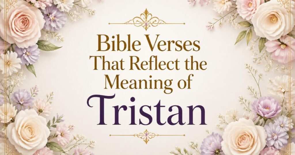 Bible Verses That Reflect the Meaning of Tristan
