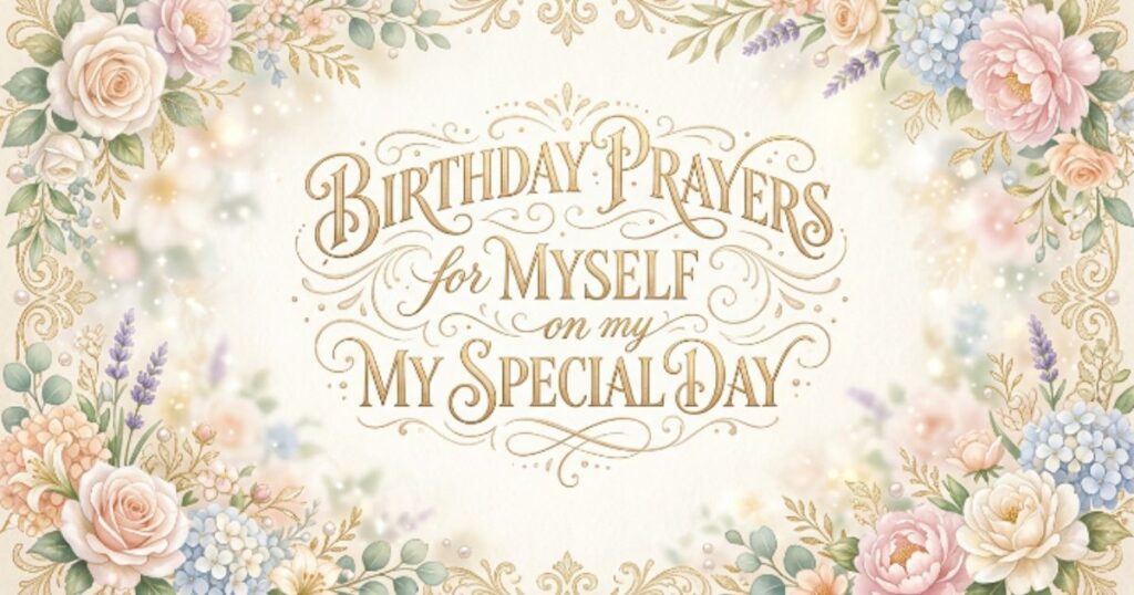 Birthday Prayers for Myself on My Special Day