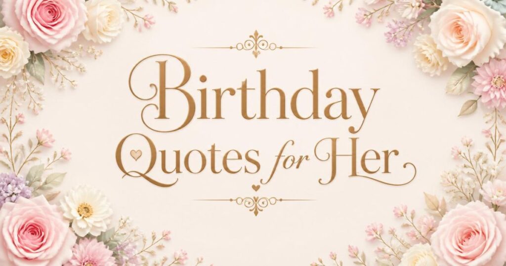 Birthday Quotes for Her