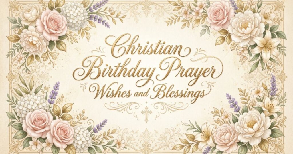 Christian Birthday Prayer Wishes and Blessings