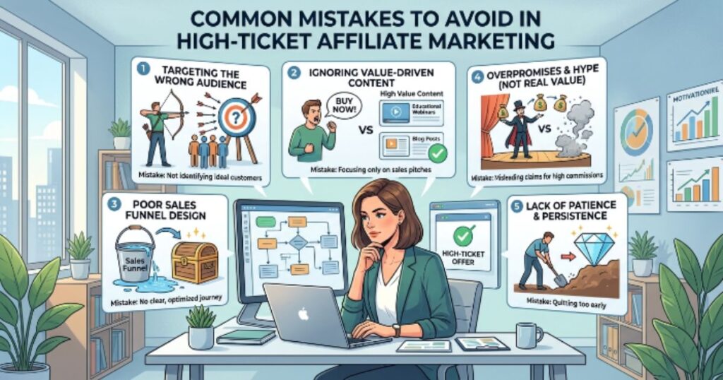 Common Mistakes to Avoid in High-Ticket Affiliate Marketing