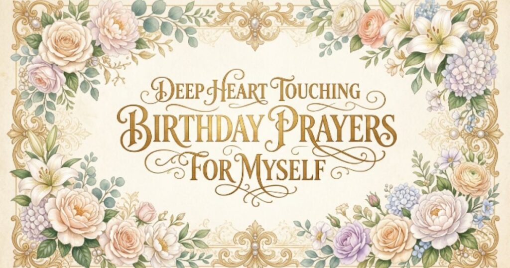Deep Heart Touching Birthday Prayers for Myself