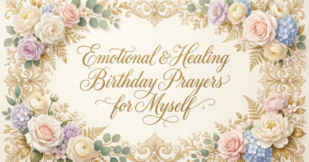 Emotional & Healing Birthday Prayers for Myself