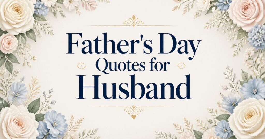 Father's Day Quotes for Husband