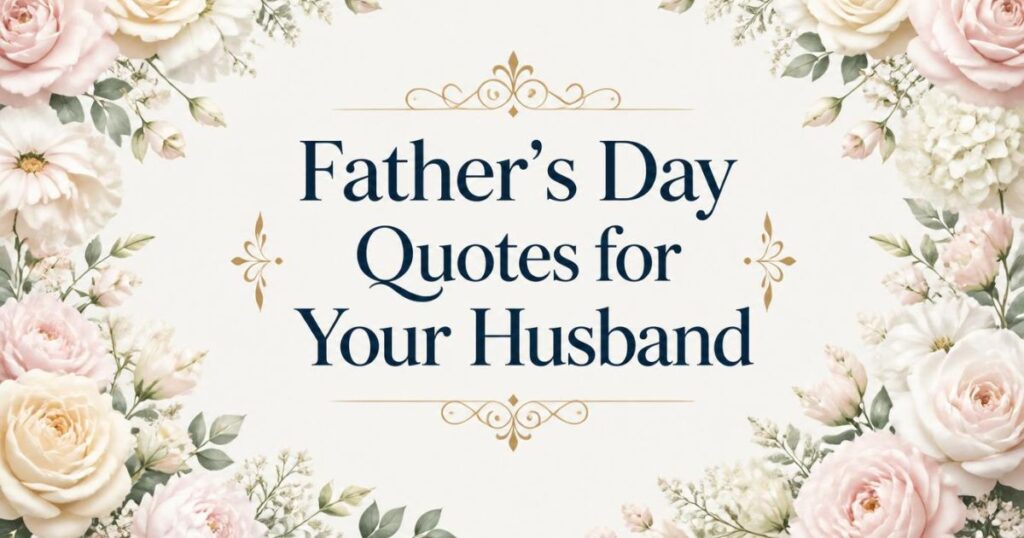 Father's Day Quotes for Your Husband