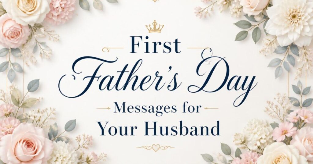 First Father's Day Messages for Your Husband