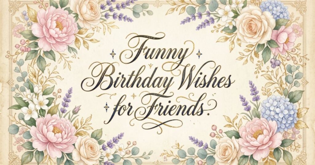 Funny Birthday Wishes for Friends
