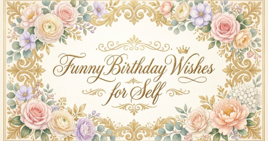 Funny Birthday Wishes for Self
