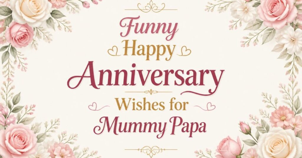 Funny Happy Anniversary Wishes for Mummy Papa