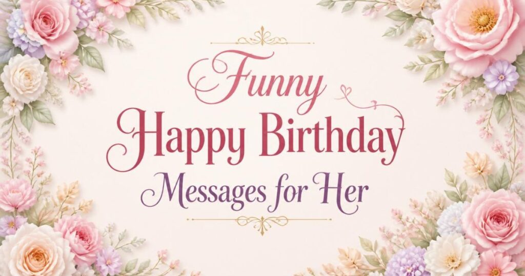 Funny Happy Birthday Messages for Her