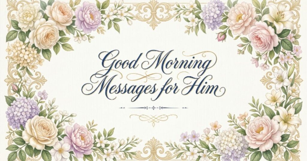 Good Morning Messages for Him