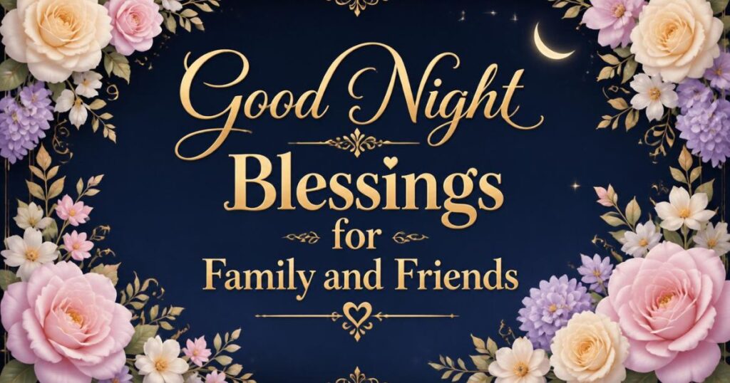 Good Night Blessings for Family and Friends