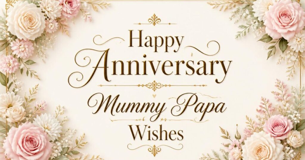 Happy Anniversary Mummy Papa Wishes