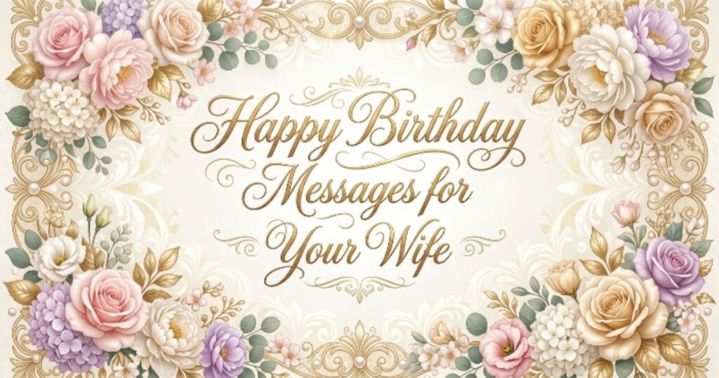 Happy Birthday Messages for Your Wife