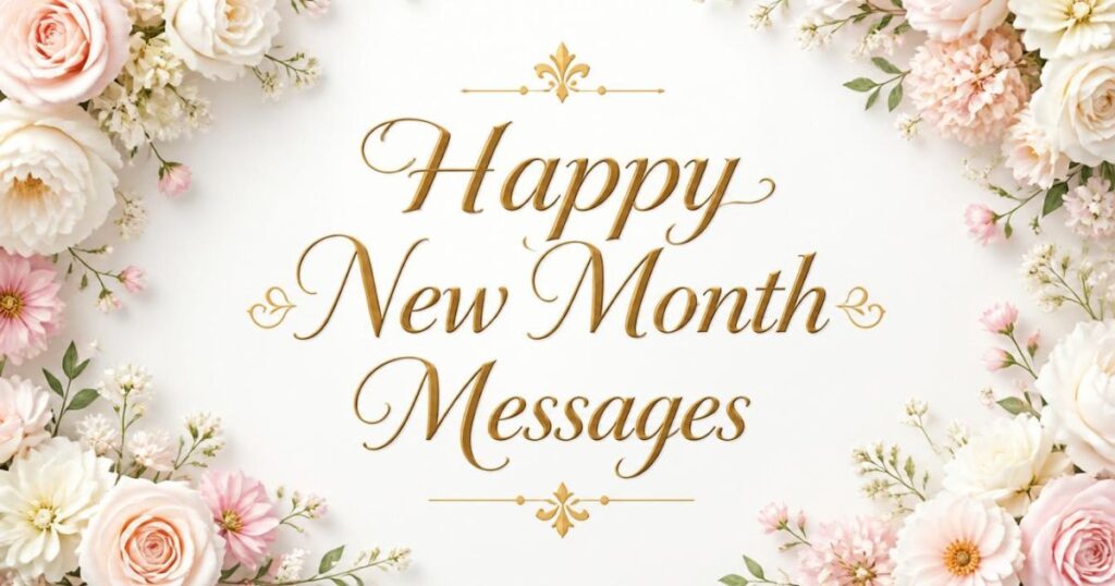 Happy New Month Messages