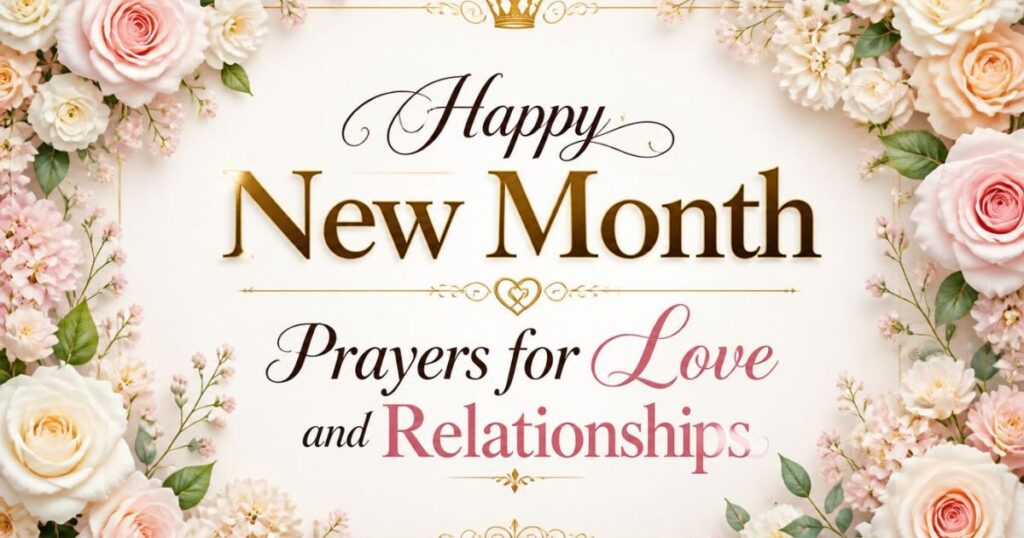 Happy New Month Prayers for Love and Relationships