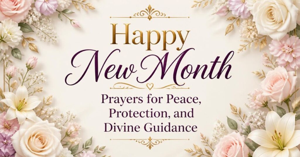 Happy New Month Prayers for Peace, Protection, and Divine Guidance