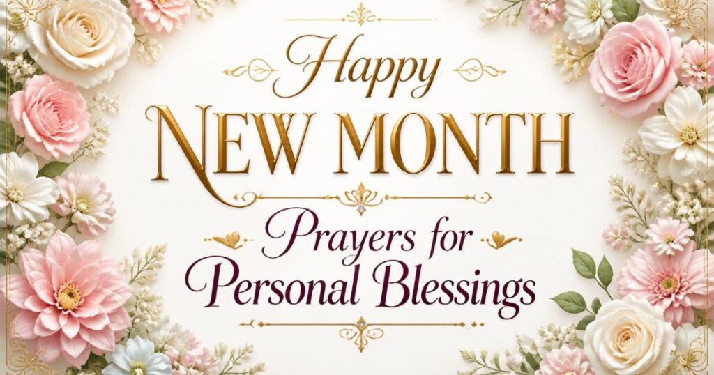 Happy New Month Prayers for Personal Blessings