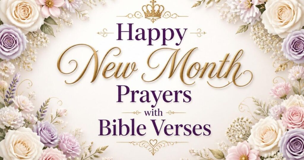 Happy New Month Prayers with Bible Verses
