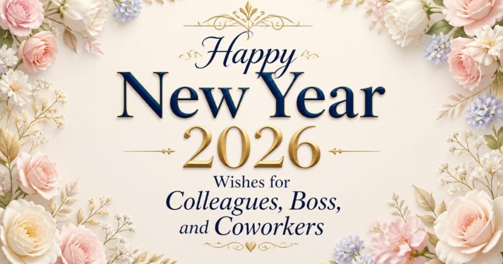 Happy New Year 2026 Wishes for Colleagues, Boss, and Coworkers
