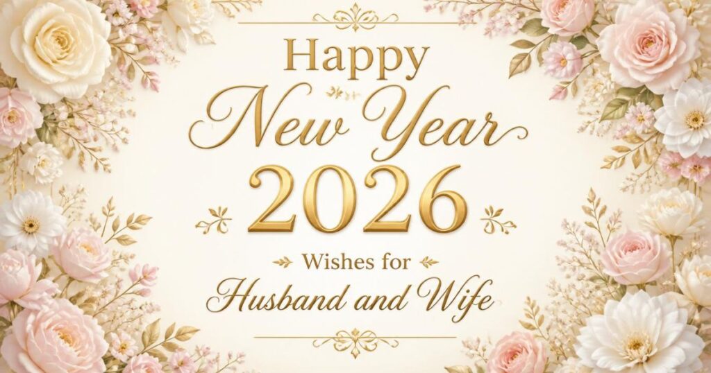 Happy New Year 2026 Wishes for Husband and Wife