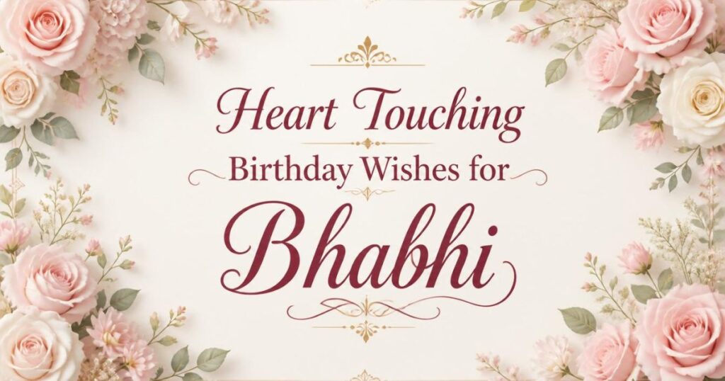 Heart Touching Birthday Wishes for Bhabhi