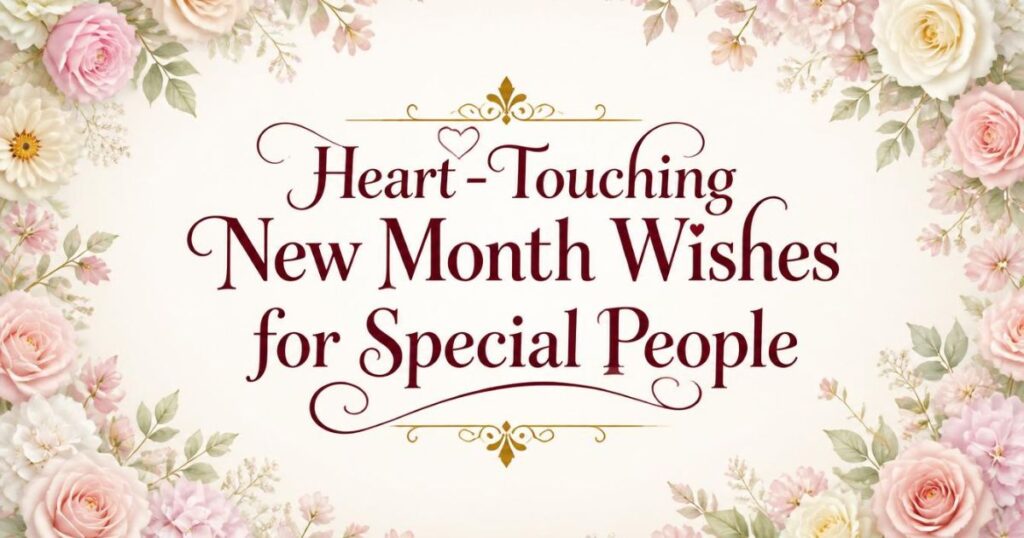 Heart-Touching New Month Wishes for Special People