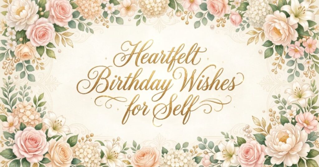 Heartfelt Birthday Wishes for Self