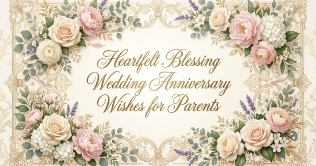 Heartfelt Blessing Wedding Anniversary Wishes for Parents
