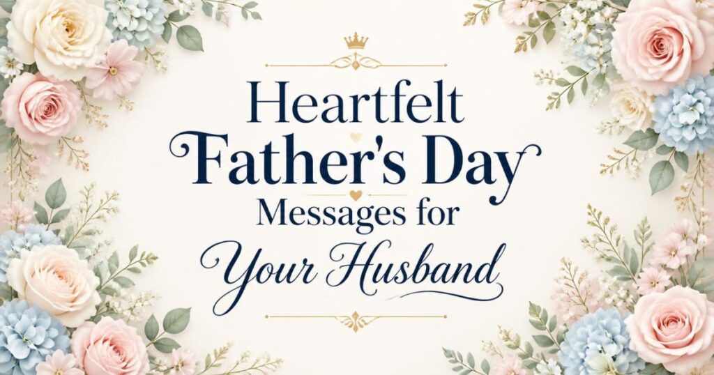 Heartfelt Father's Day Messages for Your Husband