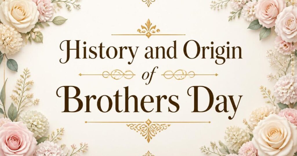 History and Origin of Brothers Day