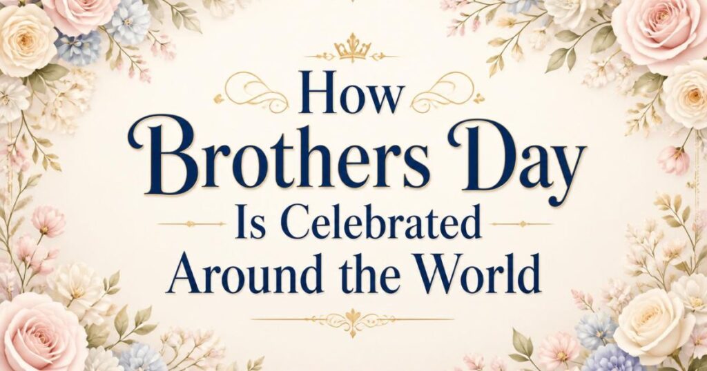 How Brothers Day Is Celebrated Around the World