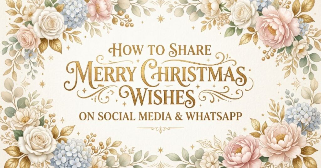 How to Share Merry Christmas Wishes on Social Media & WhatsApp