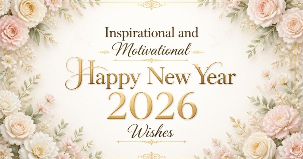 Inspirational and Motivational Happy New Year 2026 Wishes