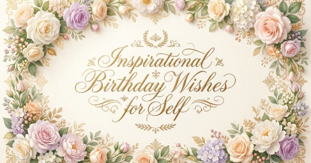 Inspirational Birthday Wishes for Self