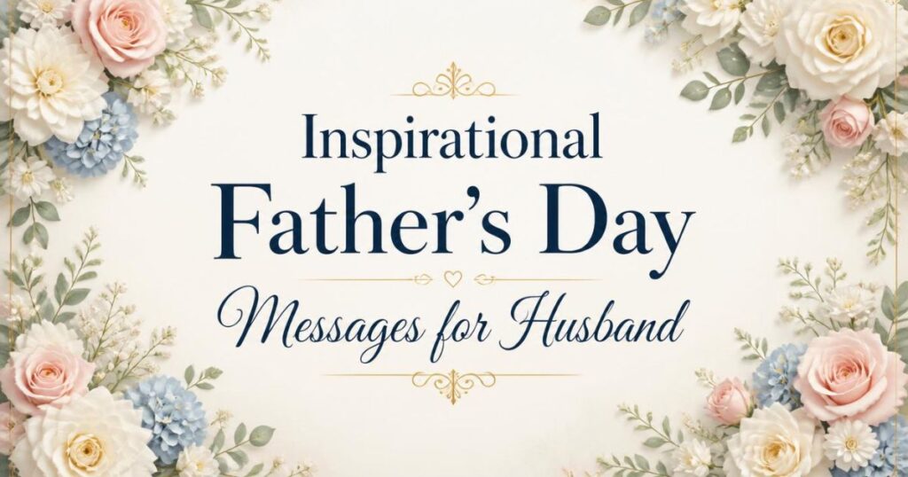Inspirational Father’s Day Messages for Husband