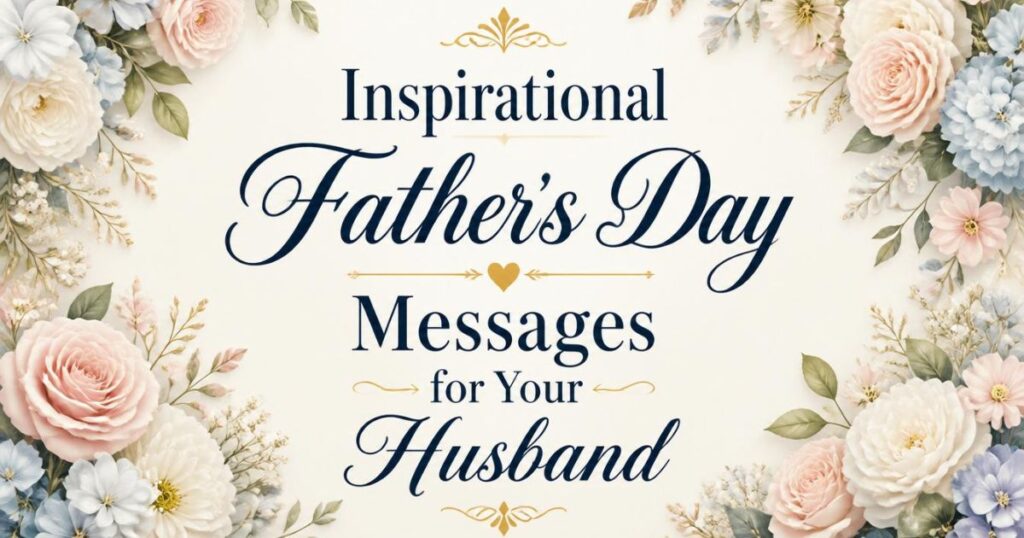 Inspirational Father's Day Messages for Your Husband