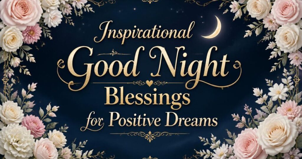 Inspirational Good Night Blessings for Positive Dreams