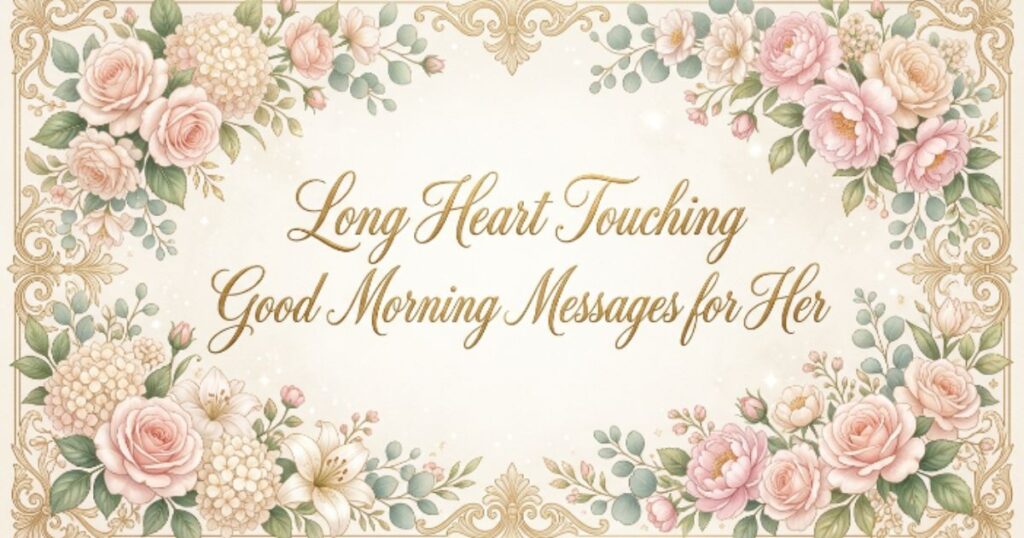 Long Heart Touching Good Morning Messages for Her