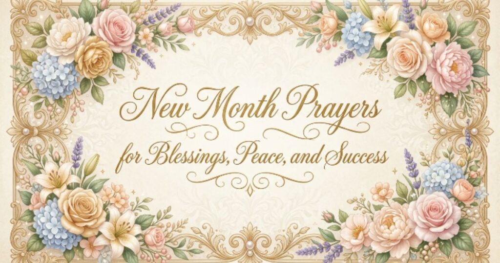 New Month Prayers for Blessings, Peace, and Success