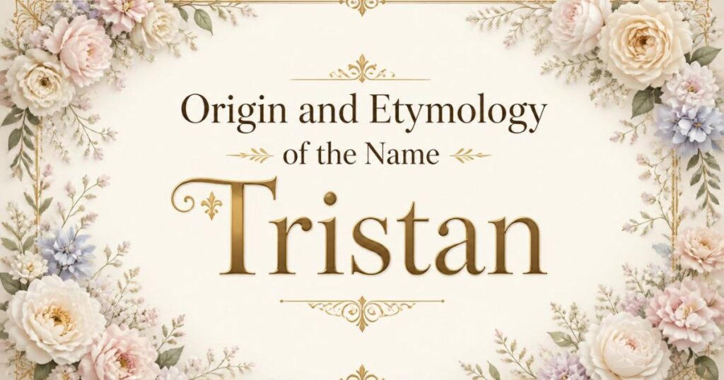 Origin and Etymology of the Name Tristan