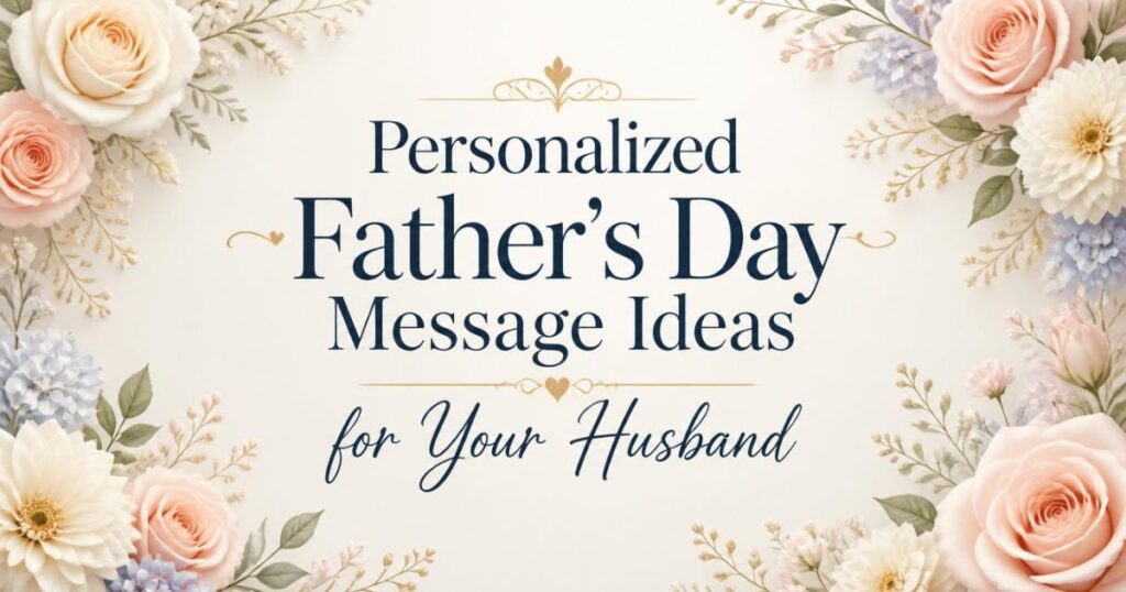 Personalized Father’s Day Message Ideas for Your Husband