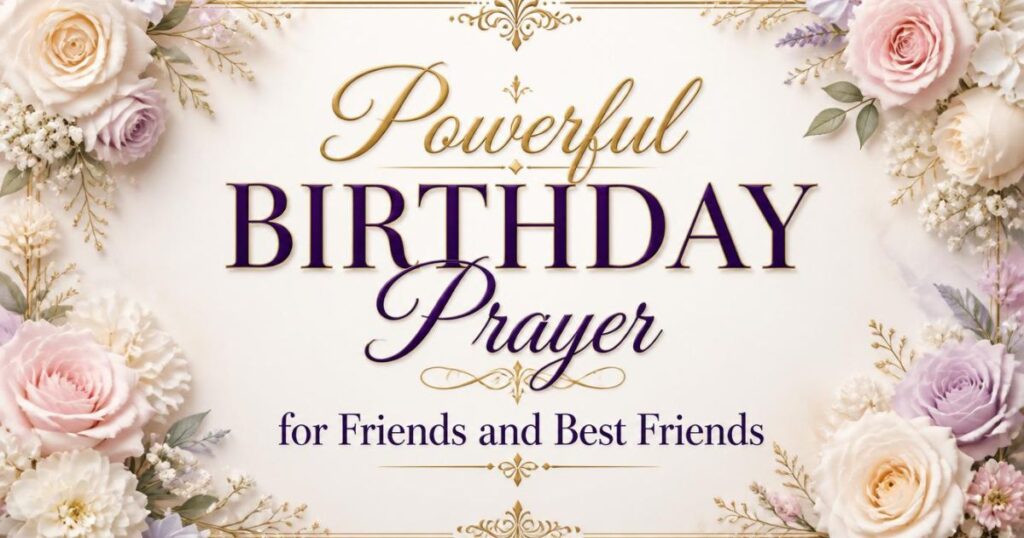 Powerful Birthday Prayer for Friends and Best Friends