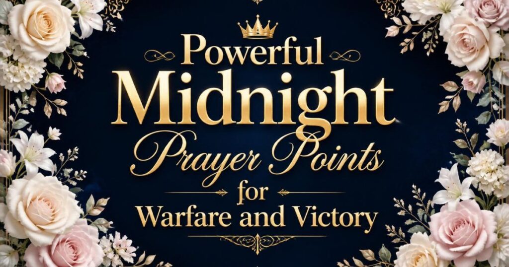 Powerful Midnight Prayer Points for Warfare and Victory