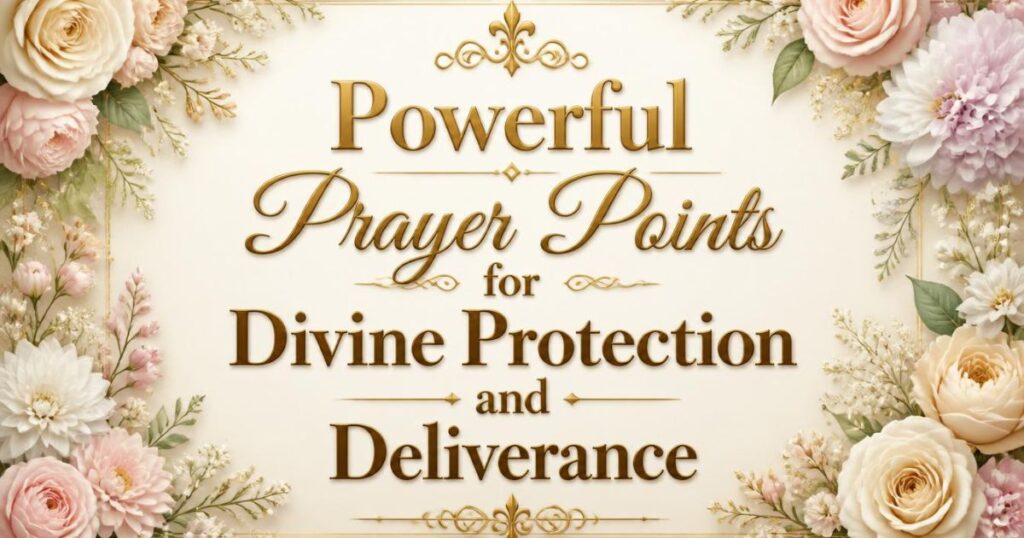 Powerful Prayer Points for Divine Protection and Deliverance
